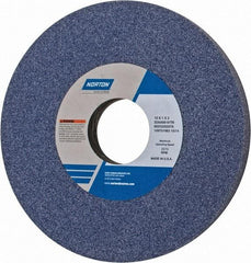 Norton - 12" Diam x 3" Hole x 1" Thick, I Hardness, 60 Grit Surface Grinding Wheel - Aluminum Oxide, Type 1, Medium Grade, 2,070 Max RPM, Vitrified Bond, No Recess - Apex Tool & Supply
