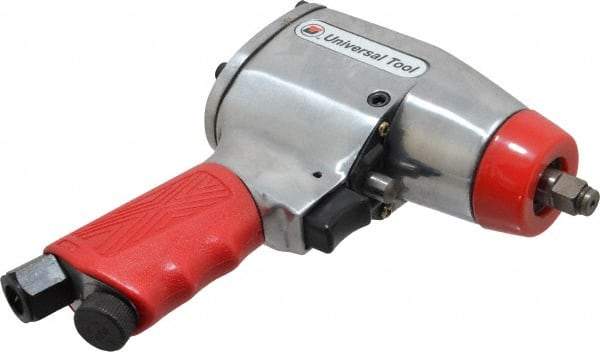 Universal Tool - 3/8" Drive, 10,000 RPM, 75 Ft/Lb Torque Impact Wrench - Pistol Grip Handle, 7.5 CFM, 90 psi, 1/4" NPT Inlet - Apex Tool & Supply