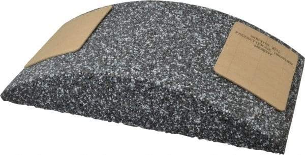 Norton - 11-1/4" Wide x 6" High x 2-1/4" Thick Grinding Segment - 24 Grit, Hardness E, Blue Print No. ME30777 - Apex Tool & Supply