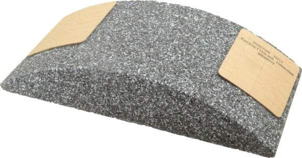 Norton - 11-1/4" Wide x 6" High x 2-1/4" Thick Grinding Segment - 30 Grit, Hardness E, Blue Print No. ME30777 - Apex Tool & Supply