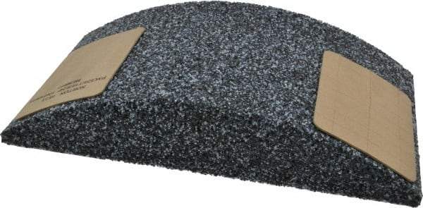 Norton - 11-1/4" Wide x 6" High x 2-1/4" Thick Grinding Segment - 24 Grit, Hardness F, Blue Print No. ME30777 - Apex Tool & Supply