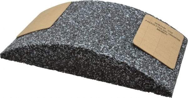 Norton - 11-1/4" Wide x 6" High x 2-1/4" Thick Grinding Segment - 24 Grit, Hardness G, Blue Print No. ME30777 - Apex Tool & Supply