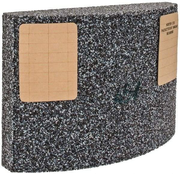 Norton - 11-1/4" Wide x 8" High x 3" Thick Grinding Segment - 24 Grit, Hardness F, Blue Print No. ME100703B - Apex Tool & Supply