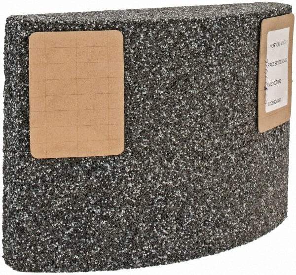 Norton - 11-1/4" Wide x 8" High x 3" Thick Grinding Segment - 24 Grit, Hardness G, Blue Print No. ME100703B - Apex Tool & Supply
