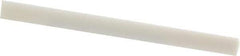 Norton - 3" Long x 1/4" Wide x 1/4" Thick, Novaculite Sharpening Stone - Triangle, Ultra Fine Grade - Apex Tool & Supply
