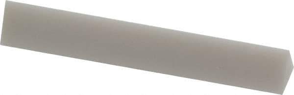 Norton - 3" Long x 1/2" Wide x 1/2" Thick, Novaculite Sharpening Stone - Triangle, Ultra Fine Grade - Apex Tool & Supply