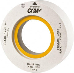Camel Grinding Wheels - 20" Diam x 8" Hole x 3" Thick, J Hardness, 60 Grit Surface Grinding Wheel - Aluminum Oxide, Type 7, Medium Grade, Vitrified Bond, Two-Side Recess - Apex Tool & Supply