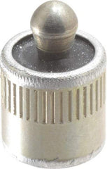 Vlier - 7/16" Body Diam, 0.45" Body Length, 0.2" Nose Diam, 0.24" Nose Length, Spring Locating Pin - 22.5 Lb Final End Force, Aluminum Body, Alloy Steel Nose - Apex Tool & Supply