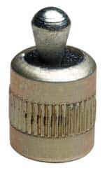 Vlier - 5/8" Body Diam, 0.69" Body Length, 0.39" Nose Diam, 0.63" Nose Length, Spring Locating Pin - 67.5 Lb Final End Force, Aluminum Body, Alloy Steel Nose - Apex Tool & Supply