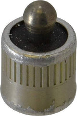 Vlier - 7/16" Body Diam, 0.45" Body Length, 0.2" Nose Diam, 0.24" Nose Length, Spring Locating Pin - 4.5 Lb Final End Force, Aluminum Body, Alloy Steel Nose - Apex Tool & Supply