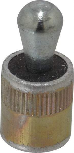 Vlier - 5/8" Body Diam, 0.69" Body Length, 0.39" Nose Diam, 0.63" Nose Length, Spring Locating Pin - 22.5 Lb Final End Force, Aluminum Body, Alloy Steel Nose - Apex Tool & Supply