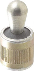 Vlier - 1/2" Body Diam, 0.53" Body Length, 0.31" Nose Diam, 0.51" Nose Length, Spring Locating Pin - 22.5 Lb Final End Force, Aluminum Body, Alloy Steel Nose - Apex Tool & Supply