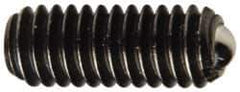Vlier - 6-40, 0.078" Ball Diam, 0.35" Body Length, 0.023" Max Ball Reach, Threaded Ball Plunger - Steel Body, Stainless Steel Ball, 0.5 Lb Initial End Force, 1 Lb Final End Force, Locking Element - Apex Tool & Supply
