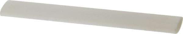 Norton - 3" Long x 1/2" Wide x 3/16" Thick, Novaculite Sharpening Stone - Oval, Ultra Fine Grade - Apex Tool & Supply