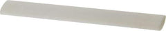 Norton - 3" Long x 1/2" Wide x 3/16" Thick, Novaculite Sharpening Stone - Oval, Ultra Fine Grade - Apex Tool & Supply