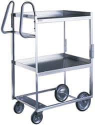 Lakeside - 300 Lb Capacity, 19" Wide x 31-1/8" Long x 34-1/8" High Ergonomic Utility Cart - Apex Tool & Supply