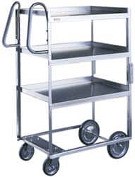 Lakeside - 700 Lb Capacity, 18-5/8" Wide x 35-3/8" Long x 43" High Ergonomic Utility Cart - Apex Tool & Supply