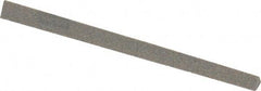 Norton - 4" Long x 1/4" Wide x 1/4" Thick, Aluminum Oxide Sharpening Stone - Triangle, Coarse Grade - Apex Tool & Supply