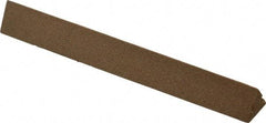 Norton - 4" Long x 1/2" Wide x 1/2" Thick, Aluminum Oxide Sharpening Stone - Triangle, Medium Grade - Apex Tool & Supply