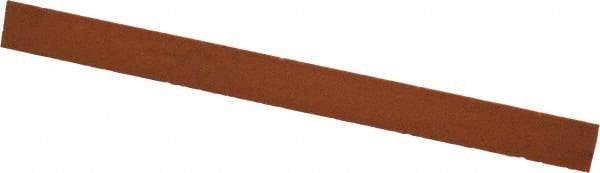 Norton - 6" Long x 1/2" Wide x 1/2" Thick, Aluminum Oxide Sharpening Stone - Triangle, Fine Grade - Apex Tool & Supply