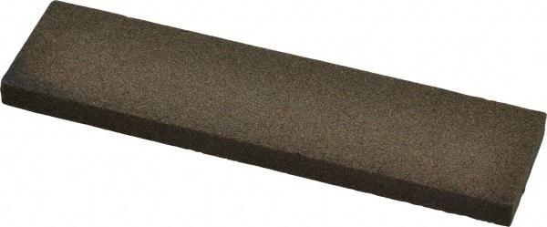 Norton - 4" Long x 1" Wide x 1/4" Thick, Aluminum Oxide Sharpening Stone - Rectangle, Coarse Grade - Apex Tool & Supply