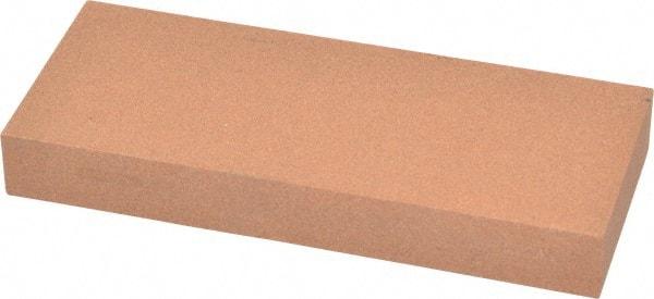Norton - 5" Long x 2" Wide x 5/8" Thick, Aluminum Oxide Sharpening Stone - Rectangle, Medium Grade - Apex Tool & Supply