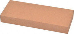 Norton - 5" Long x 2" Wide x 5/8" Thick, Aluminum Oxide Sharpening Stone - Rectangle, Medium Grade - Apex Tool & Supply