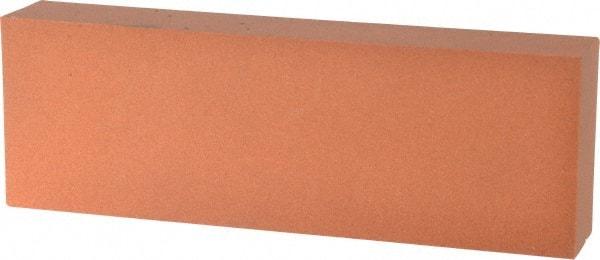 Norton - 6" Long x 2" Wide x 1" Thick, Aluminum Oxide Sharpening Stone - Rectangle, Fine Grade - Apex Tool & Supply