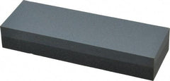 Norton - 6" Long x 2" Wide x 1" Thick, Silicon Carbide Sharpening Stone - Rectangle, Coarse, Fine Grade - Apex Tool & Supply