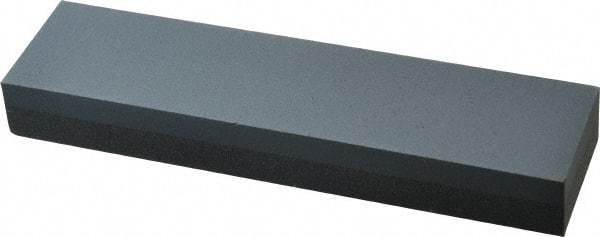 Norton - 8" Long x 2" Wide x 1" Thick, Silicon Carbide Sharpening Stone - Rectangle, Coarse, Fine Grade - Apex Tool & Supply