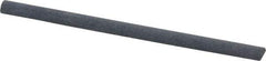 Value Collection - Half Round, Silicon Carbide, Toolroom Finishing Stick - 4" Long x 1/4" Wide, Medium Grade - Apex Tool & Supply