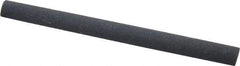 Value Collection - Half Round, Silicon Carbide, Toolroom Finishing Stick - 4" Long x 3/8" Wide, Medium Grade - Apex Tool & Supply