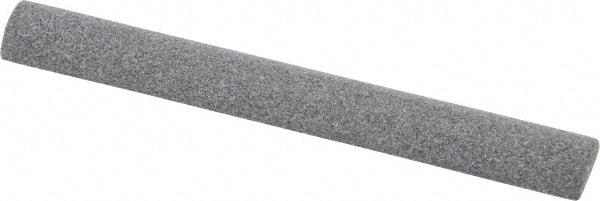 Value Collection - Half Round, Silicon Carbide, Toolroom Finishing Stick - 4" Long x 1/2" Wide, Coarse Grade - Apex Tool & Supply