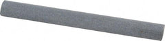 Value Collection - Half Round, Silicon Carbide, Toolroom Finishing Stick - 4" Long x 1/2" Wide, Medium Grade - Apex Tool & Supply