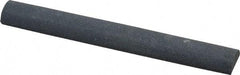 Value Collection - Half Round, Silicon Carbide, Toolroom Finishing Stick - 4" Long x 1/2" Wide, Fine Grade - Apex Tool & Supply