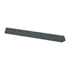 Value Collection - Three Square, Silicon Carbide, Toolroom Finishing Stick - 4" Long x 3/8" Wide, Coarse Grade - Apex Tool & Supply