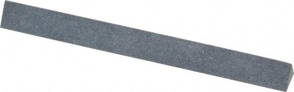 Value Collection - Three Square, Silicon Carbide, Toolroom Finishing Stick - 4" Long x 3/8" Wide, Medium Grade - Apex Tool & Supply