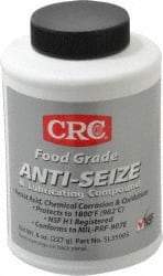 CRC - 8 oz Bottle High Temperature Anti-Seize Lubricant - Aluminum, -65 to 1,800°F, Opaque Off-White, Food Grade, Water Resistant - Apex Tool & Supply