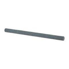 Value Collection - Round, Silicon Carbide, Toolroom Finishing Stick - 4" Long x 1/4" Wide, Medium Grade - Apex Tool & Supply