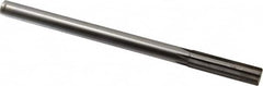 Made in USA - 0.604" Carbide-Tipped 6 Flute Chucking Reamer - Apex Tool & Supply