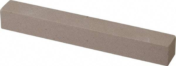 Value Collection - Square, Aluminum Oxide, Toolroom Finishing Stick - 4" Long x 1/2" Wide x 1/2" Thick, Fine Grade - Apex Tool & Supply
