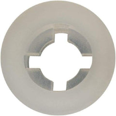 Made in USA - #4 Screw, 0.102" ID, Nylon Internal Tooth Lock Washer - 17/64" OD, Grade 6/6 - Apex Tool & Supply
