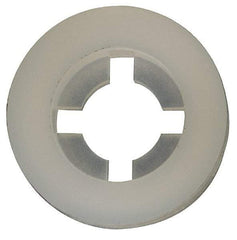 Made in USA - #6 Screw, 0.128" ID, Nylon Internal Tooth Lock Washer - 21/64" OD, Grade 6/6 - Apex Tool & Supply