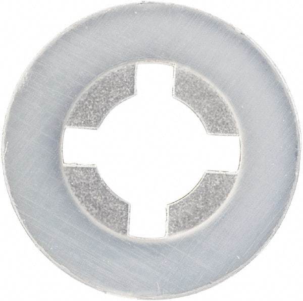 Made in USA - #8 Screw, 0.152" ID, Nylon Internal Tooth Lock Washer - 25/64" OD, Grade 6/6 - Apex Tool & Supply