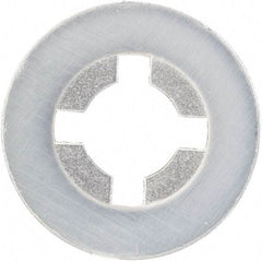 Made in USA - #8 Screw, 0.152" ID, Nylon Internal Tooth Lock Washer - 25/64" OD, Grade 6/6 - Apex Tool & Supply