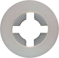 Made in USA - #10 Screw, 0.177" ID, Nylon Internal Tooth Lock Washer - 29/64" OD, Grade 6/6 - Apex Tool & Supply