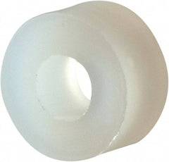 Made in USA - #4 Screw, Grade 6/6 Nylon Standard Flat Washer - 2.92mm ID x 1/4" OD, 3.18mm Thick - Apex Tool & Supply