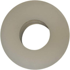 Made in USA - #6 Screw, Grade 6/6 Nylon Standard Flat Washer - 3.56mm ID x 5/16" OD, 1.57mm Thick - Apex Tool & Supply