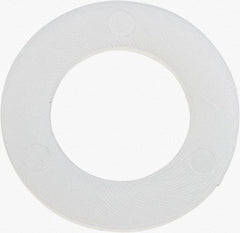 Made in USA - 7/16" Screw, Grade 6/6 Nylon Standard Flat Washer - 11.25mm ID x 3/4" OD, 0.81mm Thick - Apex Tool & Supply