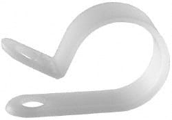 Made in USA - 7/16" Bundle Diam, 0.203" Hole, Nylon Clamp - Apex Tool & Supply